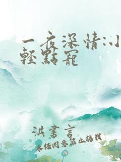 一夜深情:小叔轻点宠