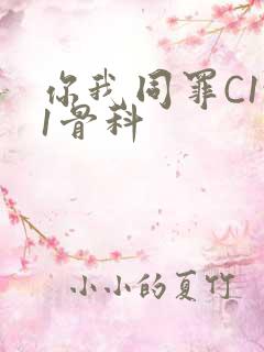 你我同罪C1v1骨科