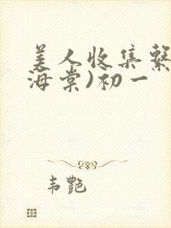 美人收集系统(海棠)初一