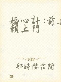 婚心计 :前妻赖上门