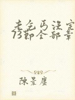 老乞丐没完没了73节全部章节内容