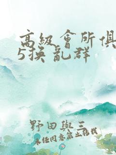 高级会所俱乐部5换 乱群