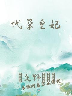 代孕皇妃
