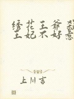 绣花王爷 杀手王妃不好惹