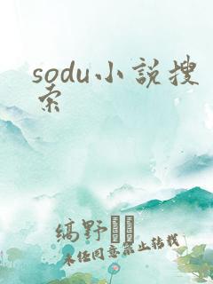 sodu小说搜索