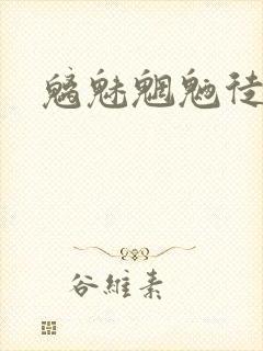 魑魅魍魉徒为尔