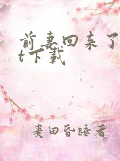 前妻回来了txt下载