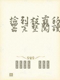 捡到校霸的控制器完整阅读