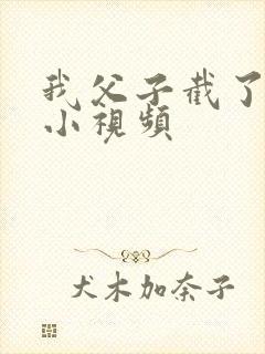 我父子截了一段小视频