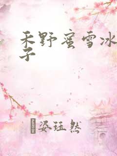 禾野蜜雪冰城本子