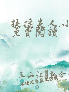 扶摇夫人.小说免费阅读