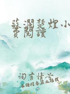 苏澜楚煜小说免费阅读