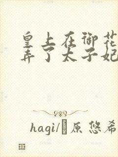 皇上在御花园c弄了太子妃