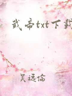 武帝txt下载