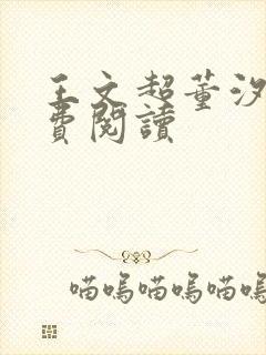 王文超董汐瑜免费阅读