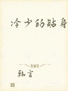 冷少的贴身女人