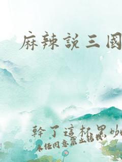 麻辣说三国