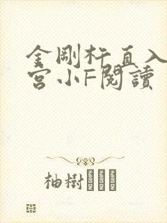 金刚杵直入莲花宫小F阅读