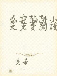 盛宠陷阱小说全文免费阅读