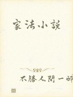 家法小说