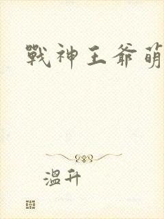 战神王爷萌虎妃