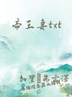 帝王妻txt