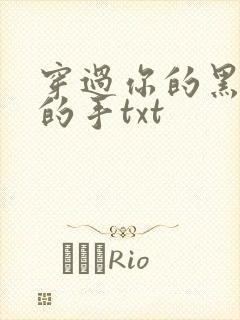 穿过你的黑发我的手txt