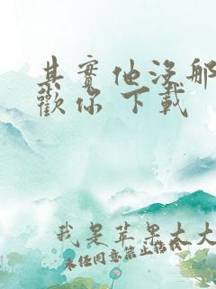 其实他没那么喜欢你 下载