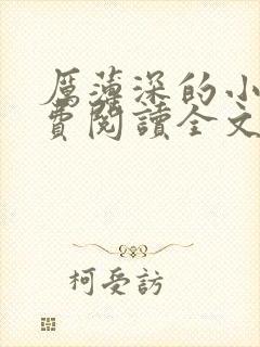 厉薄深的小说免费阅读全文