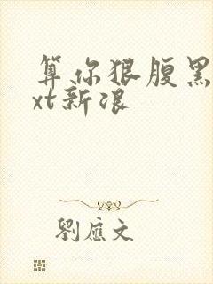 算你狠腹黑男txt新浪