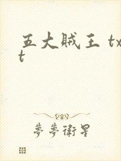 五大贼王 txt