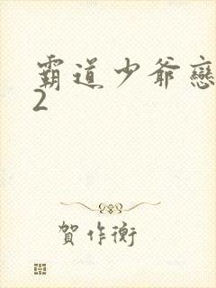 霸道少爷恋上我2