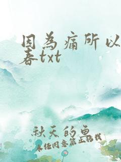 因为痛所以叫青春txt