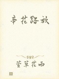 辛花路放