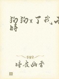 狗狗x了我两小时