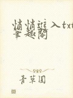 悄悄进入txt笔趣阁