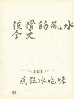 狡猾的风水相师全文