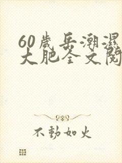 60岁岳潮湿的大肥全文阅读