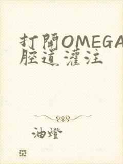 打开OMEGA腔道灌注