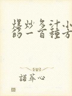 爆炒多汁小美人的一百种方法