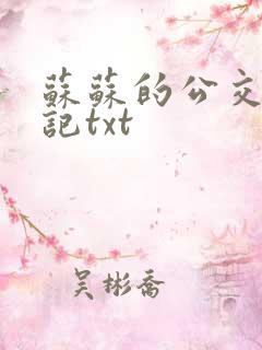 苏苏的公交车日记txt