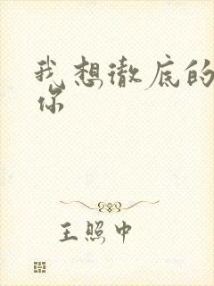 我想彻底的进入你