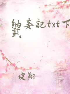 纳妾记txt下载