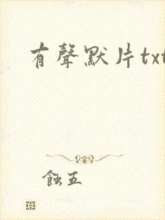 有声默片txt