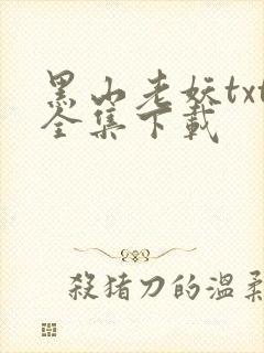 黑山老妖txt全集下载