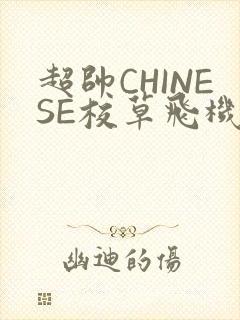 超帅CHINESE校草飞机BLUE