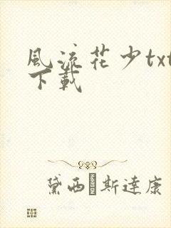 风流花少txt下载