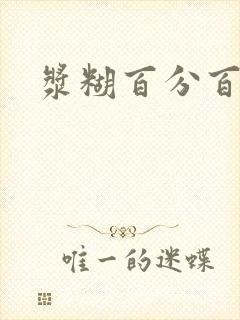 浆糊百分百全文