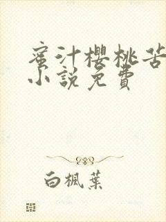 蜜汁樱桃苦咖啡小说免费