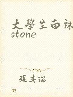 大学生白袜飞机stone